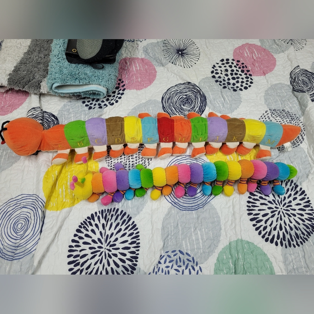 Caterpillar Plush x 2
